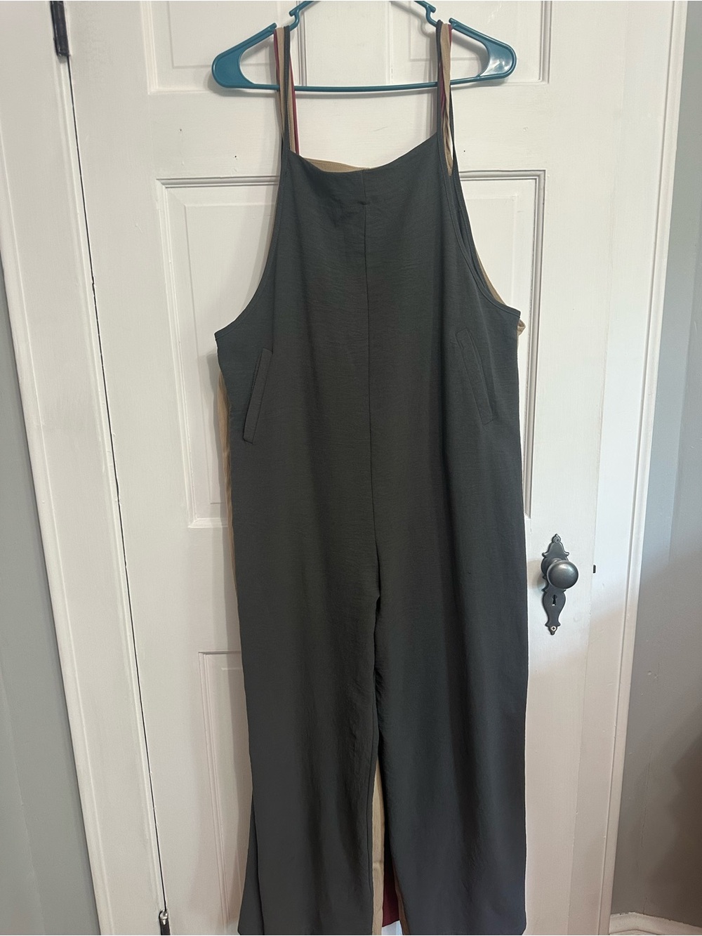 Women’s Grey Wide-Leg Jumpsuit
